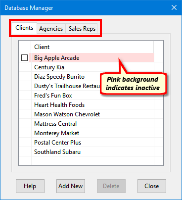Database Manager