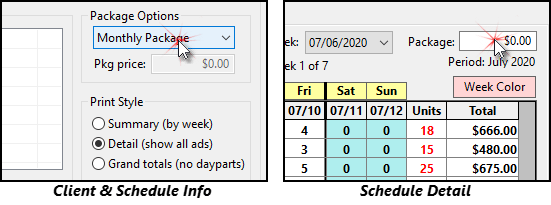 Package Pricing